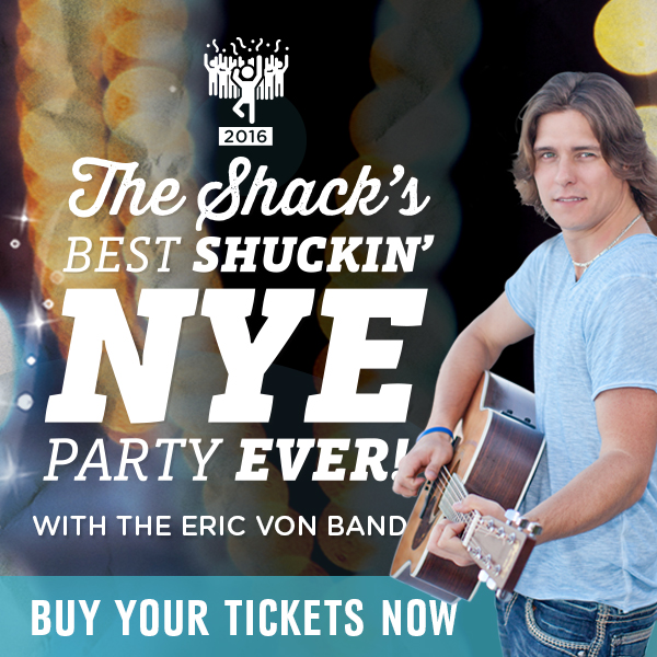 New Year's Eve Party 2016 at The Seafood Shack in Bradenton, Florida
